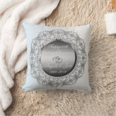 Coussin Diamants de Coeurs d'argent 50e anniversaire Maria (Couverture)