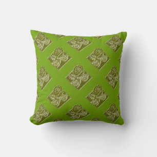 Coussin Diamants roses-12-Oreiller Carré-Vert