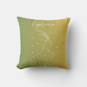 Coussin Diamètre du signe étoile du zodiaque de Capricorne