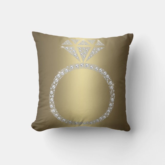 COUSSIN DIAMOND D'OR MARIAGE DE COUSHION D'ANNEAU (Recto)
