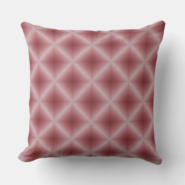 Coussin Diamond Funnel Hot rose Motif Jeu d'oreiller (Recto)