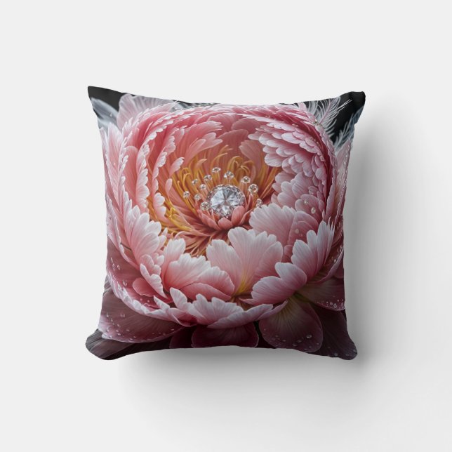 Coussin Diamond Peony (Recto)