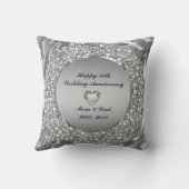Coussin Diamonds et Silver 10th Wedding Anniversary (Verso)