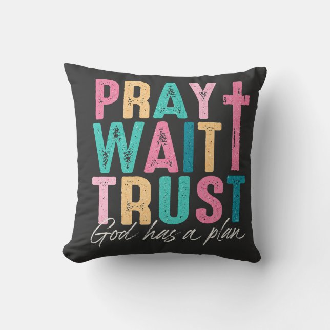 Coussin Dieu A Un Plan (Recto)