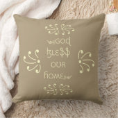 Coussin Dieu bénisse notre maison (Couverture)