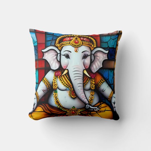 Coussin Dieu de l'Inde de Ganesh (Recto)