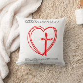 Coussin Dieu Est Amour. (Couverture)