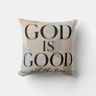 Coussin DIEU EST BON Chrétien