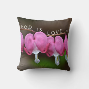 Coussin Dieu est coeur d'amour