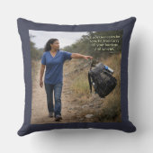 Coussin Dieu prend soin de toi (Verso)
