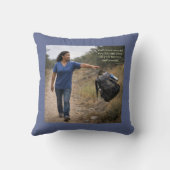 Coussin Dieu prend soin de toi (Verso)