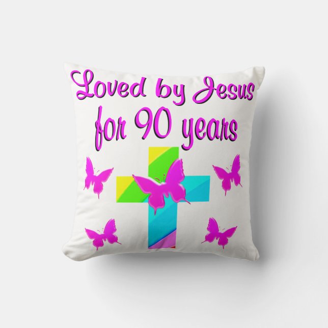 COUSSIN DIEU PRIANT 90E ANNIVERSAIRE (Recto)