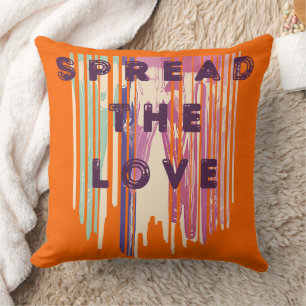 Coussin Diffuser L'Amour Fondu Couleurs Citations Positive
