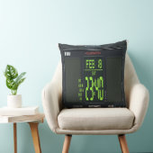 Coussin Digital Watch Face Lumbar Pillow (Chaise)