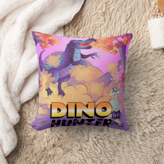 Coussin d'illustration Dino Hunter (Couverture)