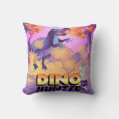 Coussin d'illustration Dino Hunter (Recto)