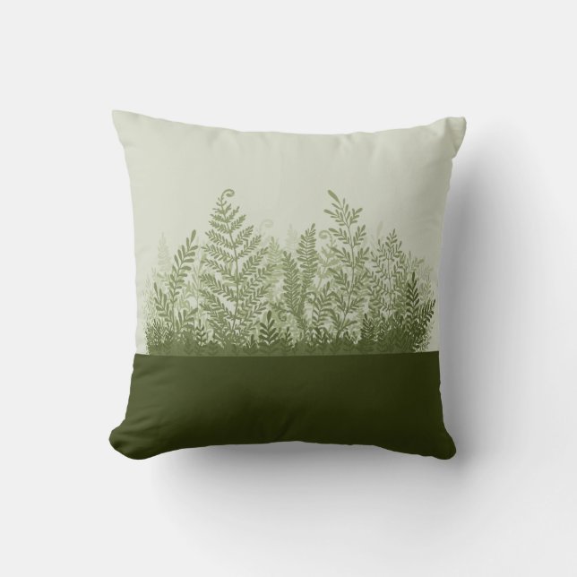 Coussin d'illustration du Plante botanique (Recto)
