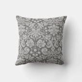 Coussin Dim Grey Damask (Verso)