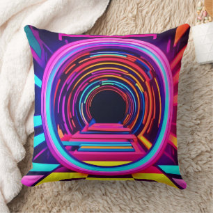 Coussin Dimensions du tunnel Neon