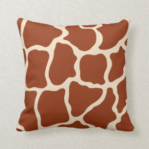 Coussin d'impression de girafe