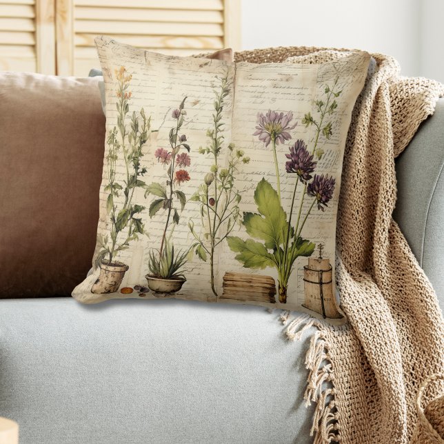 Coussin d'impression florale vintage (Créateur téléchargé)