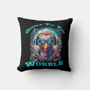 Coussin Dinde de Thanksgiving qui vacille