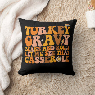 Coussin Dinde Sauce Haricots Et Roulés Laissez-Moi Voir Ce