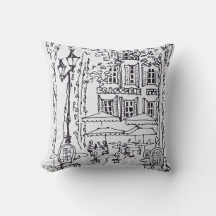 Coussin Dîner dans une place Aix en Provence, France
