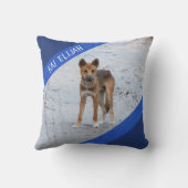 Coussin Dingo Australie Wild Dog Custom Blue Boys (Verso)