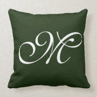 Coussin d'initiale de Seawood