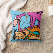 Coussin Dino Licking Fred Flintstone (Couverture)