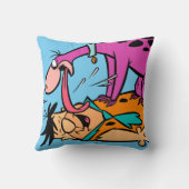 Coussin Dino Licking Fred Flintstone (Verso)