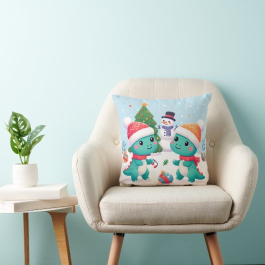 Coussin Dino NOËL Délice (Chaise)