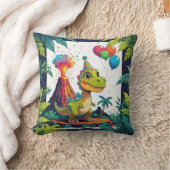 Coussin Dino Party - Volcano Amusement (Couverture)