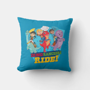 Coussin Dino Ranch   Les Ranchers Ride !