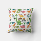 Coussin Dinosaur cushion kids dinosaur pillow (Verso)