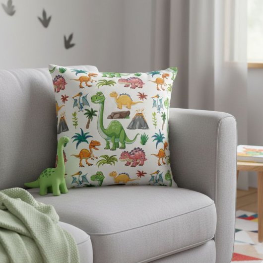 Coussin Dinosaur cushion kids dinosaur pillow
