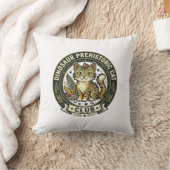 Coussin Dinosaur Préhistorique Chat Chat Graphique Tee Art (Couverture)