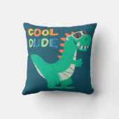 Coussin Dinosaure Cool Dude Cartoon Boy Nursery Décor de l (Verso)