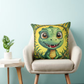Coussin Dinosaure de dessin animé coloré (Chaise)