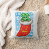 Coussin Dinosaure de Noël (Couverture)