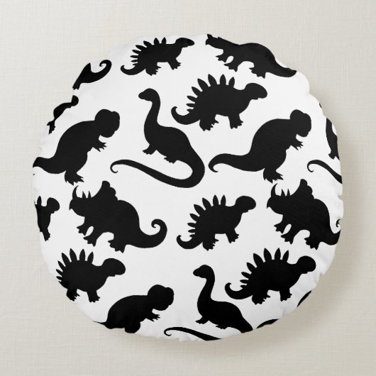 Coussin Dinosaure Enfants Mignons (Devant)