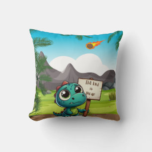 Coussin dinosaure mignon et drôle