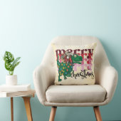 Coussin Dinosaure Noël Père Noël Jeu d'oreiller (Chaise)