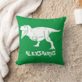 Coussin Dinosaure personnalisé, Cadeau pour enfant (Couverture)