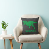Coussin Dinosaure personnalisé, Cadeau pour enfant (Chaise)