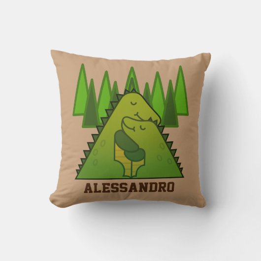 Coussin Dinosaures de Cuddling Jeu d'Oreiller (Recto)