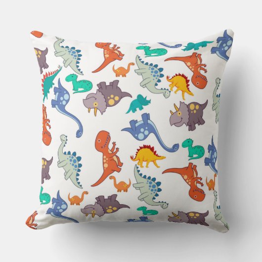 Coussin Dinoseurs Mignons (Recto)