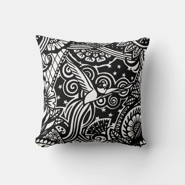 Coussin d'inspirations de tatouage (Recto)