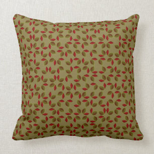 Coussin d'intérieur 20x20 de petit impression ver